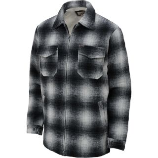DAKOTA GRIZZLY Mens Bison Long Sleeve Shirt Jacket   Size Large, Ash