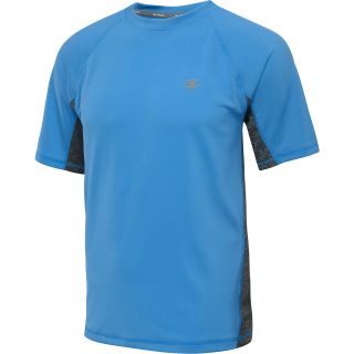 CHAMPION Mens Vapor PowerTrain Colorblocked Short Sleeve T Shirt   Size