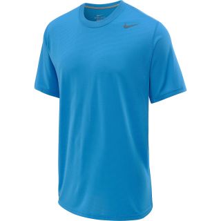 NIKE Mens Dri FIT Touch Short Sleeve T Shirt   Size Small, Blue Hero/grey