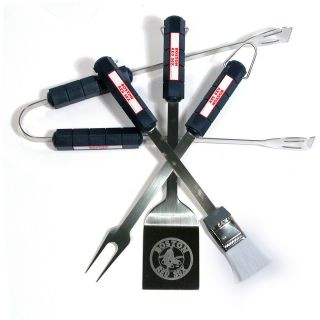 R & D Enterprises, Inc. Boston Red Sox 4 piece grilling utensil set