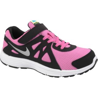 NIKE Girls Revolution 2 Running Shoes   Size 3, Pink/black