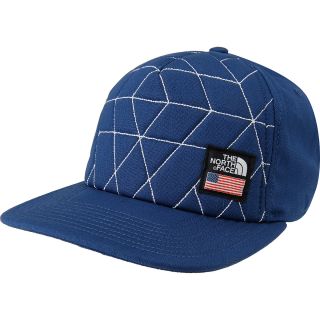 THE NORTH FACE USA Freeski Flat Brim Hat, Blue/white
