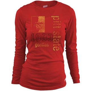 SOFFE Girls Pittsburg State Gorillas Long Sleeve T Shirt   Red   Size Medium,