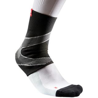 McDavid Ankle Sleeve with Buttress and 4 Way Elastic   Size Medium, Black