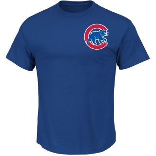 MAJESTIC ATHLETIC Mens Chicago Cubs Anthony Rizzo Name And Number T Shirt  