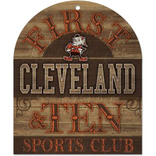 Wincraft Cleveland Browns 10X11 Club Wood Sign (91137010)