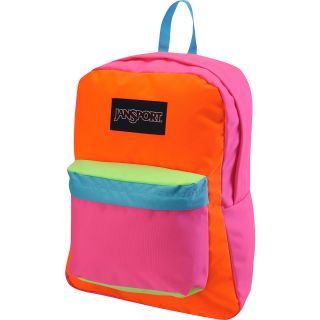 JANSPORT Superbreak Backpack, Pink/orange