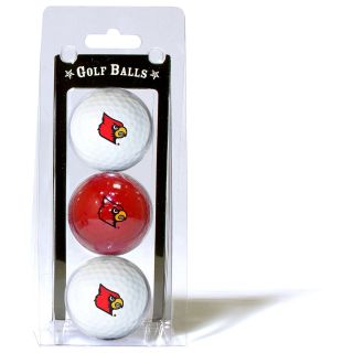 Team Golf University of Louisville Cardinals 3 Ball Pack (637556242051)