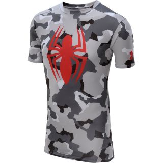 UNDER ARMOUR Mens Alter Ego Camo Spider Man Short Sleeve Compression T Shirt  