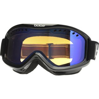 BOLLE Carve Adult Snow Goggles, Black/blue