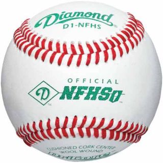 Diamond Sports D1 NFHS Approved Baseball by the Dozen (D1 NFHS)