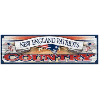Wincraft New England Patriots Country 9x30 Wooden Sign (50611011)