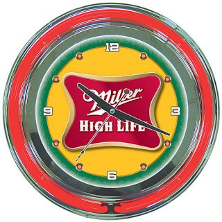 Miller High Life 14 Neon Wall Clock (MHL1400)