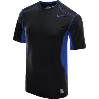 NIKE Mens Pro Combat Hypercool Fitted Short Sleeve Crew Top   Size Small,