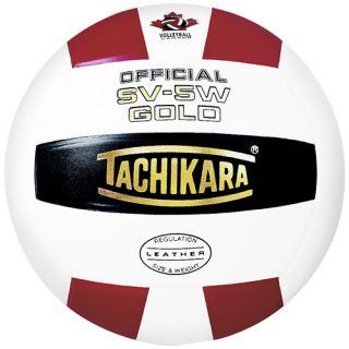Tachikara SV 5W NFHS Gold Premium Leather Indoor Volleyball,