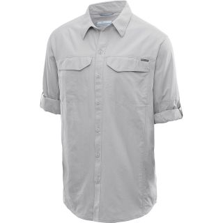 COLUMBIA Mens Silver Ridge Woven Shirt   Size Xl, Cool Grey