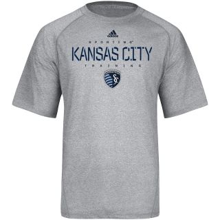 adidas Mens Sporting Kansas City Training Climate Short Sleeve T shirt   Size