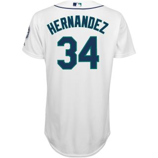 Majestic Athletic Seattle Mariners Felix Hernandez Authentic Home Jersey   Size