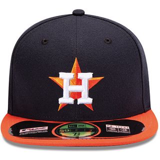 NEW ERA Mens Houston Astros Authentic Collection Road 59FIFTY Fitted Hat  