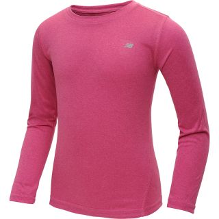 NEW BALANCE Girls Vital Long Sleeve Shirt   Size XS/Extra Small, Pink