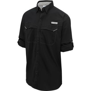 COLUMBIA Mens Low Drag Offshore Long Sleeve Fishing Shirt   Size Small, Black