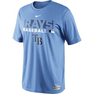 NIKE Mens Tampa Bay Rays Dri FIT Legend Team Issue Short Sleeve T Shirt   Size