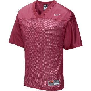NIKE Mens Core Practice Football Jersey   Size Small, Cardinal/white