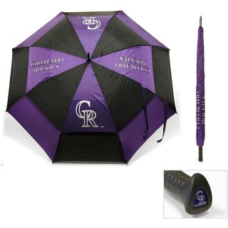 Team Golf MLB Colorado Rockies 62 Inch Double Canopy Golf Umbrella