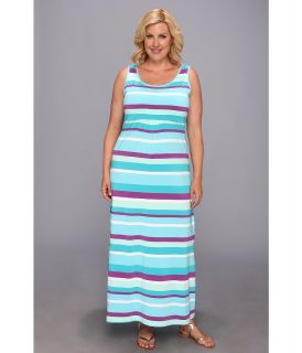 Columbia Plus Size Reel Beauty II Maxi Dress Womens Dress (Blue)