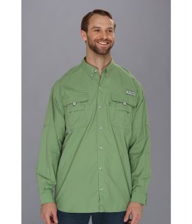 Columbia Bahama II Long Sleeve Shirt   Tall Mens Long Sleeve Button Up (Green)