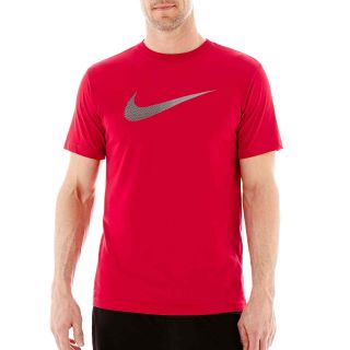 Nike Dri FIT Cotton Tee, Red/Black, Mens