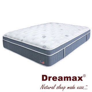 Dreamax Quilted Euro Pillow Top 12 inch Cal King size Innerspring Mattress