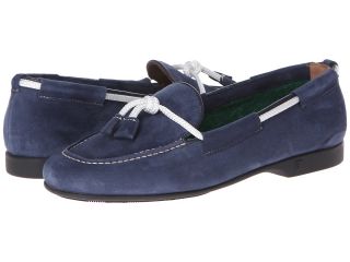 Fratelli Rossetti Suede Boat Shoe Womens Lace Up Moc Toe Shoes (Navy)