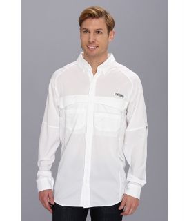 Columbia Airgill Lite II L/S Shirt Mens Long Sleeve Button Up (White)