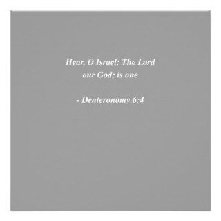 DEUTERONOMY 6 4 Bible Verse Custom Invitations