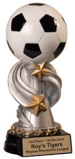 Personalized 5 3/4" Soccer Encore Resin Trophy   Brand New 