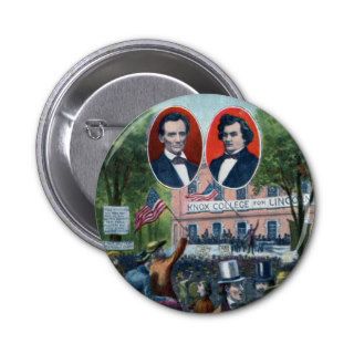 Lincoln Douglas Debate of 1858 Pinback Button