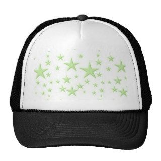 Glow effect stars trucker hat