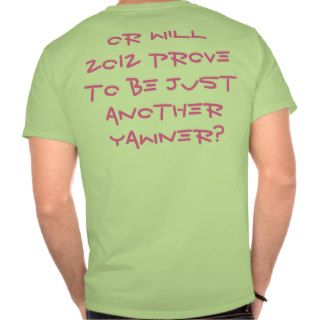 Will 2012 Live Up To It s Billing As A BLEEP YEAR? Tee Shirts