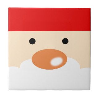 cute Christmas Santa Claus Ceramic Tile