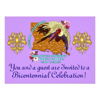 Bicentennial 8.75" x 6.5"  Important Notes Below Personalized Announcements