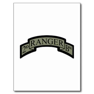 2nd Ranger Bn Scroll, ACU Post Card