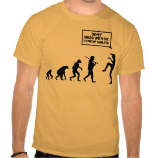 Don't Mess With Me I Know Karate T shirt