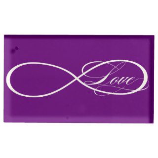 Infinite Love Infinity Sign Symbol Wedding Elegant Table Card Holder