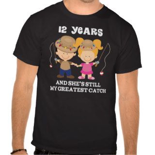12th Wedding Anniversary Funny Gift For Him T Shirt