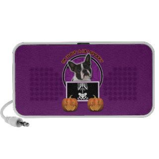 Halloween   Just a Lil Spooky   Boston Terrier Portable Speaker