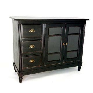 Wayborn Country Sideboard in Antique Black   Sideboards And Buffets