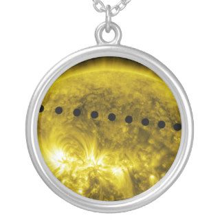 2012 Transit of Planet Venus Across the Sun Personalized Necklace