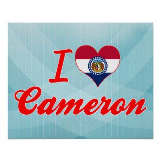 I Love Cameron, Missouri Print