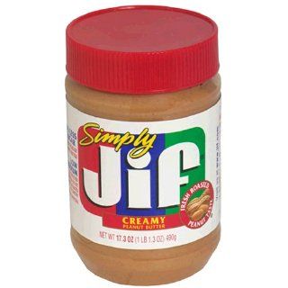 Simply Jif Peanut Butter Creamy  Grocery & Gourmet Food